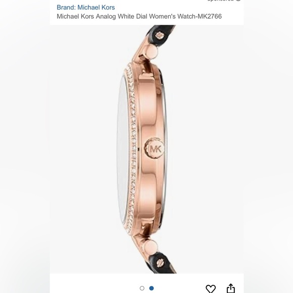 Michael Kors NWT rose gold-tone Maci watch Style #MK2766 - Picture 5 of 5